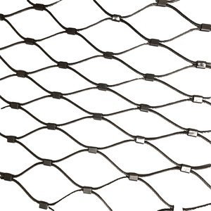 Filet de sécurité en treillis métallique tissé anti-chute sur mesure pour escaliers résidentiels, fabriqué par ODM - Product Image 4
