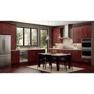 Gabinetes de Cocina Modernos de Madera Maciza con Acabado Lacado de Alta Calidad, Estilo Shaker, Ensamblaje Propio, Diseño Personalizado con Isla - Product Image 2