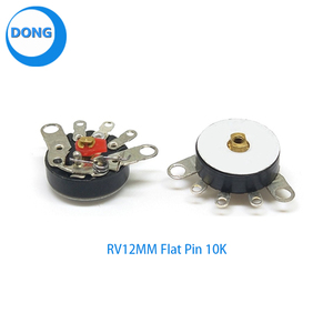 Potentiomètre de volume RV12MM à pied coudé/plat, interrupteur B10K B50K B103 B503, potentiomètre de volume pour amplificateur - Product Image 2