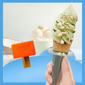 Kem Nhựa khay Internet người nổi tiếng kem chống nhỏ giọt tay nón giòn hình nón chống rò rỉ khay trứng Khay lưu trữ - Product Image 2