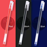 Stylo marqueur cutané professionnel pour maquillage permanent et microblading, encre sûre pour tatouage des sourcils, disponible en rouge, bleu et noir