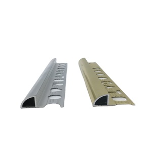 Accesorios para Azulejos, Esquineros de Pared de Cerámica de Aluminio de Alta Calidad, Moldura de Borde Plateada Dorada de 12 mm para Perfil de Azulejo - Product Image 1