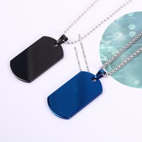 Großhandel: Maßgeschneiderte rechteckige Haustier-ID-Tags aus Edelstahl, 50x28mm, mit Spaltring, Schwarz, für Hunde und Katzen – Modische Neuheiten als Geschenke für den Alltag