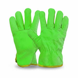 ถุงมือทำงานหนังวัวแท้คุณภาพสูงสำหรับผู้ชาย ยี่ห้อ Keembro ป้องกันการบาด กันน้ำ ลดราคาสุดๆ - Product Image 1