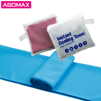 Échantillon gratuit de serviette rafraîchissante instantanée en microfibre pour le sport, le camping, la randonnée, la natation et l'entraînement