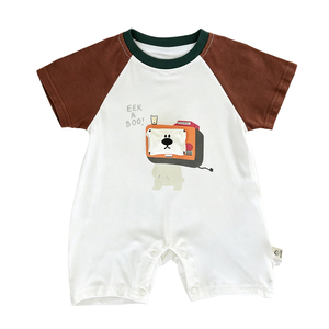 Nuovo Design di Abbigliamento per Neonati, Completi in Cotone Personalizzati per Bambini e Bambine, Grazioso Pagliaccetto Invernale - Product Image 6