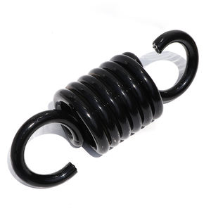 Maßgefertigte Doppelhaken-Spiralspannfedern aus Edelstahl Anpassbarer Drahtdurchmesser Geeignet für Fitness - Product Image 2