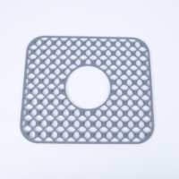 Tapis de protection d'évier en silicone nid d'abeille de haute qualité, écologique, isolant, résistant à la chaleur, décoration de table de cuisine domestique, usine