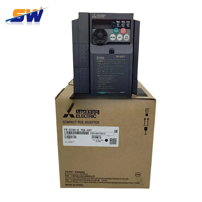 FR-D740-0.75K-CHT SONGWEI CNC Frequency Converter MITSUBISHI FR D700 Series 0.75KW VFD Inverter FR-D740-0.75K-CHT