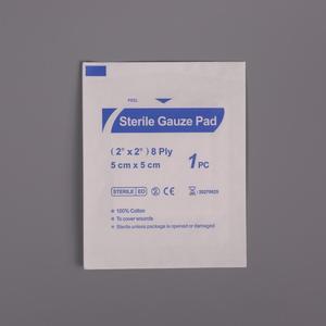 8-Ply First Aid Cotton Sterile <strong>Gauze</strong> Pads Individually Packed for Wound Protection Medical Grade <strong>Gauze</strong> - Product Image 2