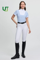 Chemise de base équestre en polyester respirant et doux pour la peau, pour femmes et enfants, vêtements d'équitation très demandés