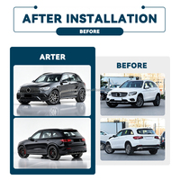 Kit de carrosserie de conversion pour Mercedes GLC X253 : Améliorez votre ancien modèle au style GLC63 avec feux et autres pièces de carrosserie