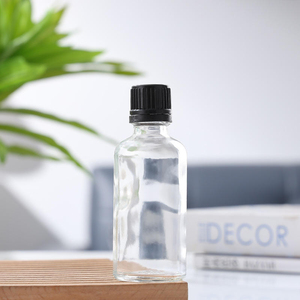 Vente d'usine – Flacon compte-gouttes de luxe en verre transparent/dépoli, anti-fuite, pour huile cosmétique, 5 ml, 20 ml, 50 ml, 100 ml - Product Image 2