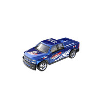 Voiture de course télécommandée 4x4 2,4G 1/64 Simulation Mini voiture de drift télécommandée à quatre roues motrices Carrosserie en métal Roues et batterie