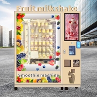 Automatische verkoopautomaat, blender voor één kopje, smoothie, volautomatisch, commerciële intelligente fruit-eiwitautomaat, creditcard