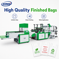 Machine de découpe à froid pour sacs en T-shirt, personnalisée, haute vitesse, 400x2, à double suivi, avec unité de poinçonnage PLC