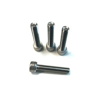 Vis à tête cylindrique hexagonale à six pans creux en acier inoxydable nickelé DIN912 ISO4762 métrique pour la fixation d'équipements de machinerie