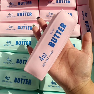 Balle anti-stress en latex souple en forme de bâton de beurre, jouet sensoriel à presser, blocs ronds remplis de texture croquante, jouet ASMR anti-stress à presser à la main - Product Image 3