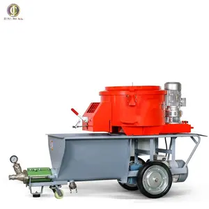 Cement spraying machine mixer cement mortar sprayer cement mixing pump mortar spraying machine with 10m pipe