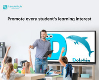 Nouvelle arrivée 2026 Leaderhub Tableau blanc interactif intelligent 86 pouces |   Idéal pour les salles de classe et les bureaux