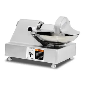 Restaurant 550W Commercial Electric Meat Bowl Cutter Chopper Machine With 4KG Bowl Capacity