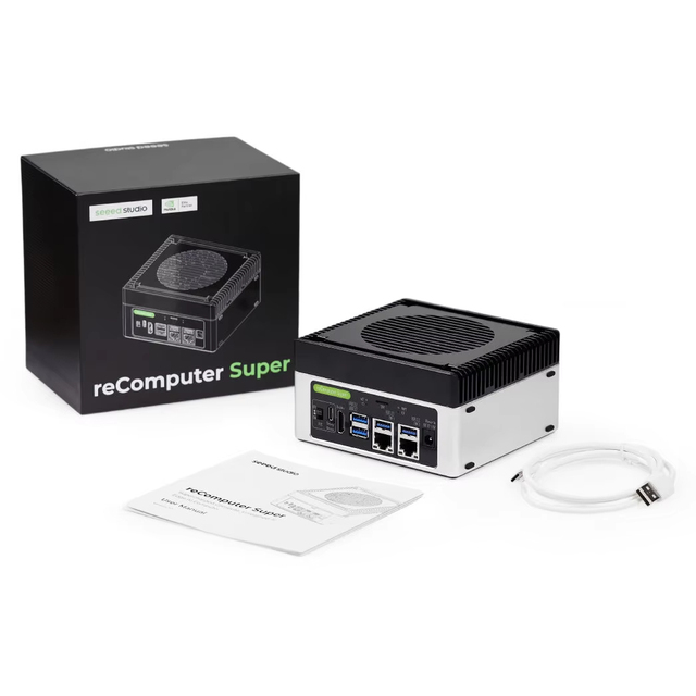 ReComputer Super J4012 Advanced Edge AI Computer with NVIDIA Jetson Orin NX 16GB
