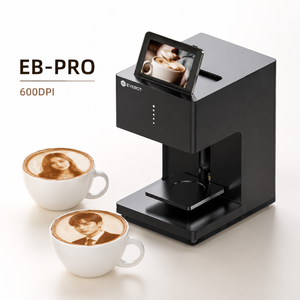 เครื่องพิมพ์กาแฟลาเต้อาร์ต 3 มิติ EVEBOT EB-PRO พร้อมหมึกเกรดอาหารอัตโนมัติ WiFi ใหม่ เหมาะสำหรับร้านกาแฟ โรงแรม ร้านอาหาร - Product Image 2