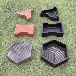 Tùy chỉnh PP cao su nhựa paver Interlock gạch khuôn Maker cao su ép phun nhà sản xuất - Product Image 2