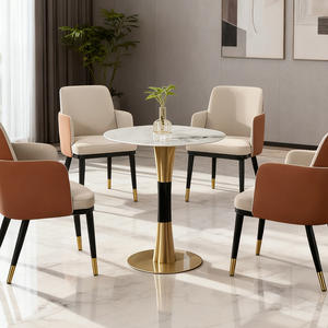 耐久性のあるオフィスレザー素材会議チェアビジネスミーティング訪問席頑丈な固定ベース - Product Image 4