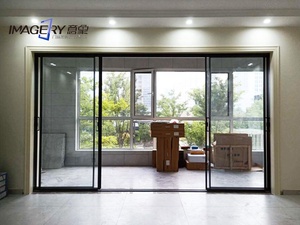 Cửa Kính trượt nhôm được thiết kế hiện đại có thể tùy chỉnh với khung cực hẹp và giá cả hợp lý - Product Image 2