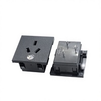 Prise de courant argentine BS-A02 10A 250V, cassette de stockage d'énergie de bureau 50x50mm USB pour usage industriel