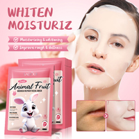 OEM SADOER Private Label Beauty Fruit Face Maskss Mascarillasl Facial Mask Moisturizes Hydrates Cartoon Themed Facial Mask