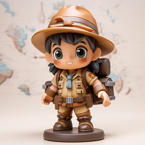 OEM Made Vinyl hành động thiết kế đồ chơi tùy chỉnh 3D bức tượng nhỏ nghệ thuật PVC bức tượng - Product Image 3