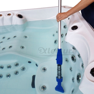 Aspiradora Eléctrica <span class=keywords><strong>de</strong></span> Mano para Piscina <span class=keywords><strong>de</strong></span> Aluminio con Cepillo Telescópico, Accesorio para Piscina, Limpiador <span class=keywords><strong>de</strong></span> <span class=keywords><strong>Piscinas</strong></span> - Product Image 2