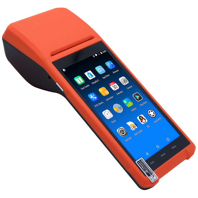 5.5" Digital Touch Screen Android 8.1 Industrial Wi-Fi Smart Printer Android System Handheld Pos