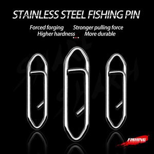 100 قطعة من مشابك الصيد السريعة التغيير، مشابك آمنة للصيد في المياه المالحة - Product Image 4