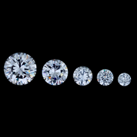 Diamante de Corte Brillante Redondo Cultivado en Laboratorio de 0.33Ct, Color D, Certificado IGI, Claridad VS1, Corte Excelente, Marca ZHIMEI, para Joyería