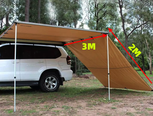 Уличный Кемпинг путешествия UV50 + Автомобильный боковой тент на крыше выдвижной тент навес мм портативный складной тент хороший - Product Image 4