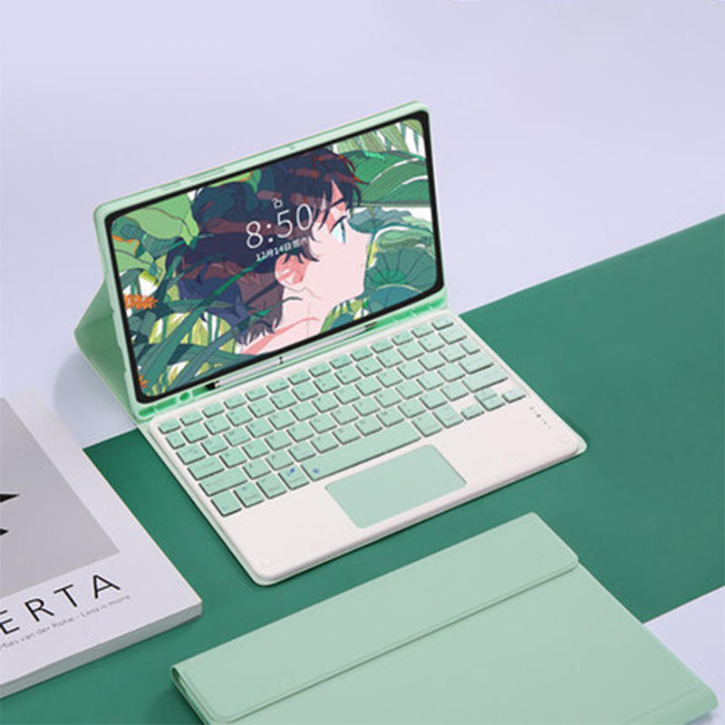 Funda Matcha Green + mismo teclado retroiluminado