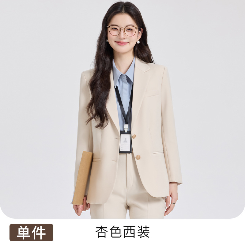 apricot suit