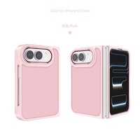 Coque de téléphone pliable effet mat, antichoc en PC, protection résistante pour iPhone Duo, compatible avec les modèles pliables