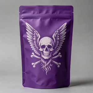Customizable logo 3.5g polyester film self-supporting <b>bag</b>, sealable zipper food <b>packaging</b> <b>bag</b> - Product Image 3