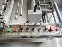 UGS260 machine de sérigraphie d'étiquettes en tissu de vêtement pour la sangle élastique ruban de satin de coton sergé lanière de ruban élastique