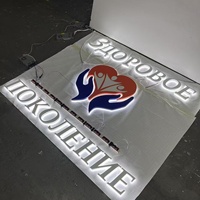 Enseigne de magasin à LED personnalisée Enseigne électronique extérieure rétroéclairée avec logo lettre 3d
