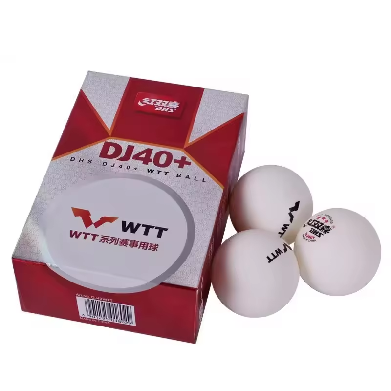 DHS 2022 WTT DJ40 + ITTF одобренные 3-звездочные белые мячи для настольного тенниса