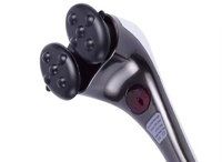 LICHANG Marteau de massage corporel vibrant à double tête avec double tête et chauffage infrarouge pour les muscles du dos.