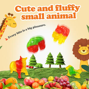 Vente en gros de <span class=keywords><strong>bonbons</strong></span> gelés halal gommeux amusants en forme d'animal <span class=keywords><strong>bonbons</strong></span> et <span class=keywords><strong>bonbons</strong></span> 3D en forme de lion et de tigre <span class=keywords><strong>bonbons</strong></span> mous ODM - Product Image 5