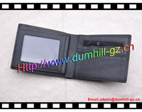 Dompet Terbaik untuk Kulit Pria dengan 2 Saku Foto dengan Jahitan Benang Khusus