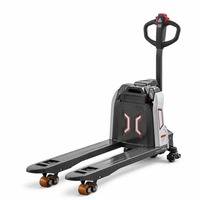 Transpalette Électrique 1500 kg avec Batterie Lithium-Ion et Pneus en Polyuréthane pour Entrepôt, Magasin, Quai de Chargement et Logistique