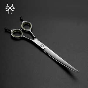 Yüksek kalite 7 inç japon 440C kavisli bıçak makas profesyonel <span class=keywords><strong>Pet</strong></span> bakım makas köpek <span class=keywords><strong>Groomer</strong></span> Salon veya mağaza kullanımı için - Product Image 6